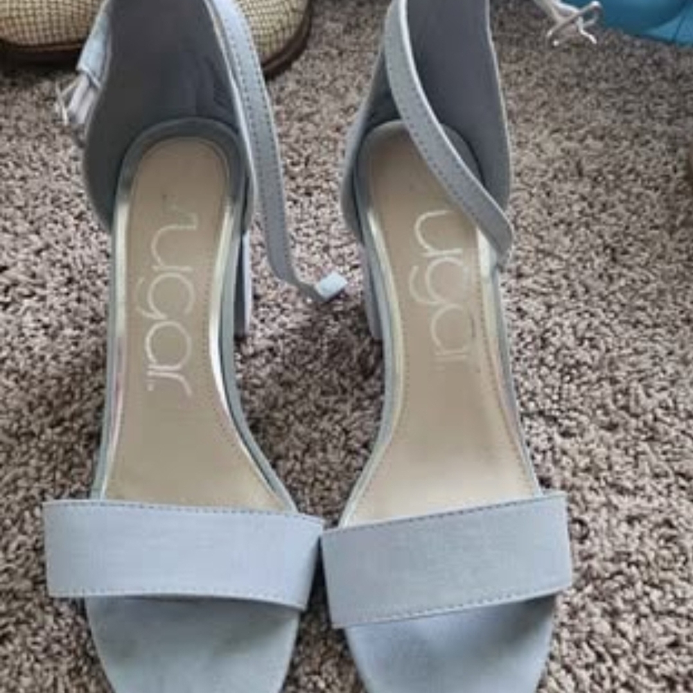 Sugar Women's Blue Heeled Sandals
